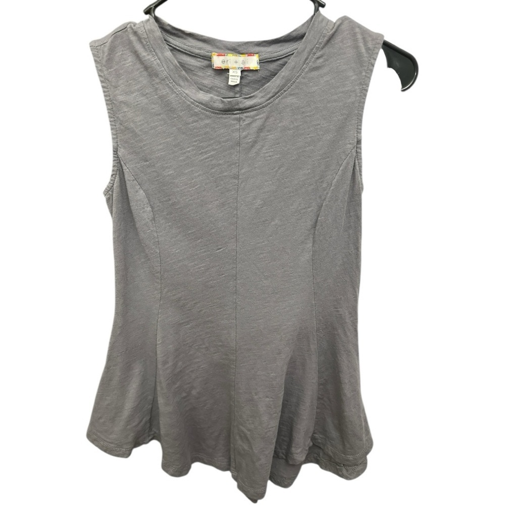 Anthropologie Ari & Eli Gray Sleeveless Top XS